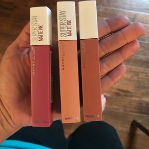 3 Maybelline Super Stay Matte Ink Lip Colors